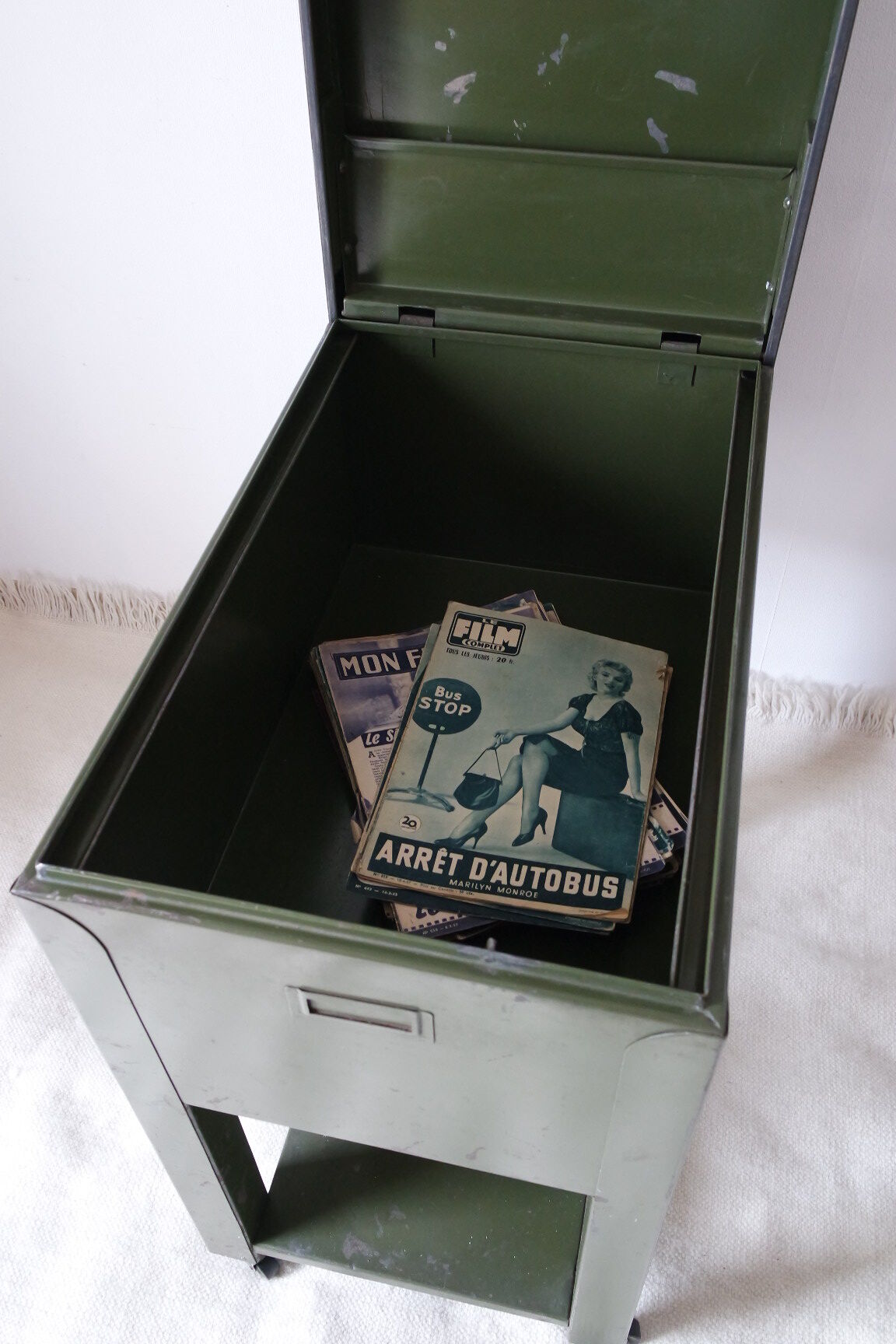 Vintage industrial roulette box