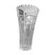 Large chiseled crystal vase