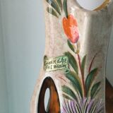Vallauris vase signed Tess