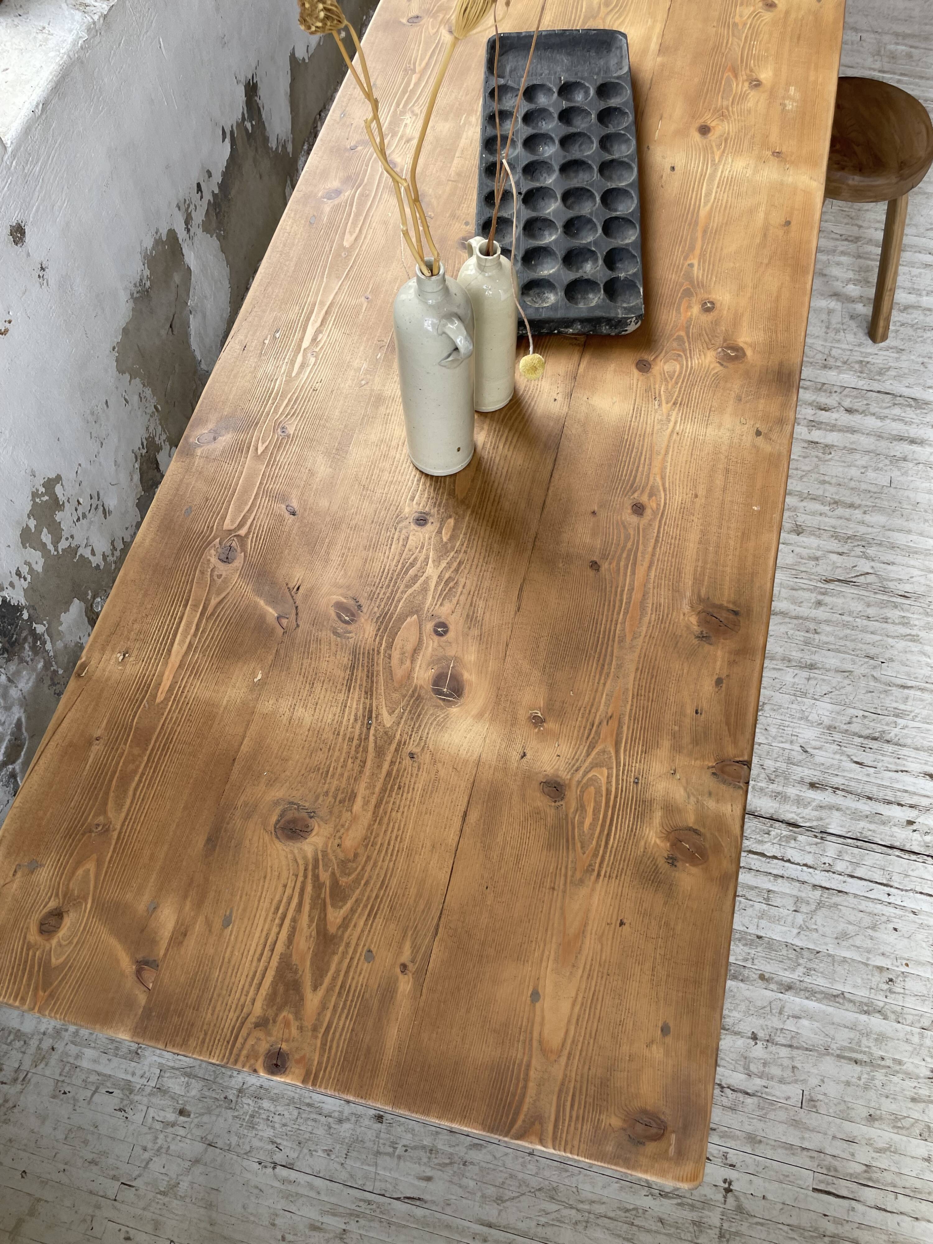 Xxl pine farmhouse table 338cm