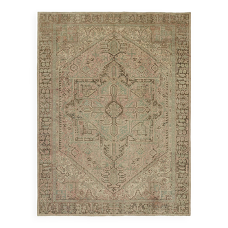 1970s 257 cm x 338 cm beige wool carpet