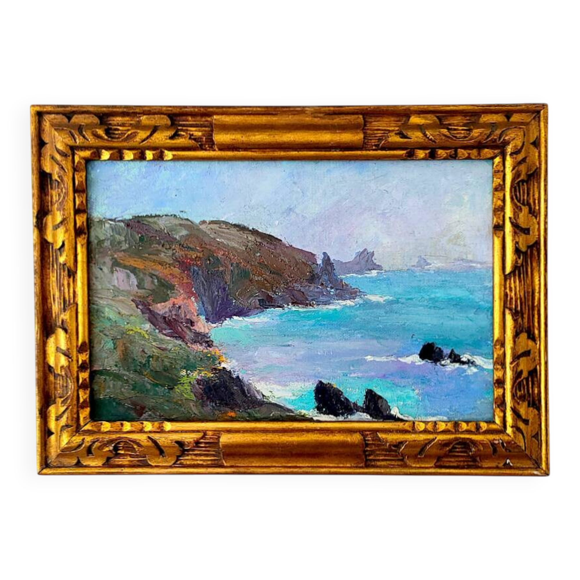 Painting Louise-Yvonne SALONNE (1903-1990) – Oil on canvas - PORSPODER 1934
