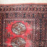 Vintage pakistani carpet lahore handmade 75cm x 119cm 1960s, 1c627