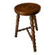 Tripod stool with turned legs