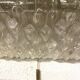Ice mirror by Egon Hilleband square with light 1970s