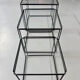 Lot of 3 vintage 1970s design nesting coffee tables by Max Sauze.