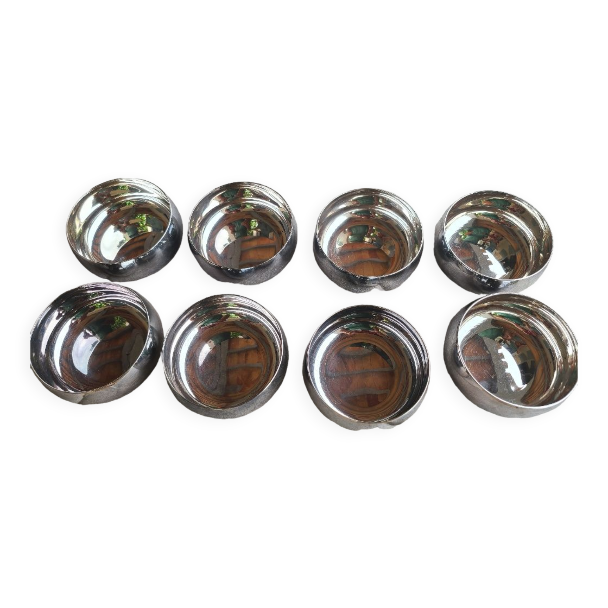 Christofle bowls in silver metal