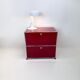 USM Haller "Ruby Red" – storage unit (as new condition)