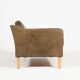 Two seat brown leather sofa from Vemb, 1980’s Denmark