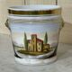 Cache pot Napoleon III late nineteenth porcelain