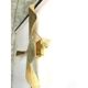 Set of 2 Contemporary Italian Brass Leaf Wall Sconce by Simoeng