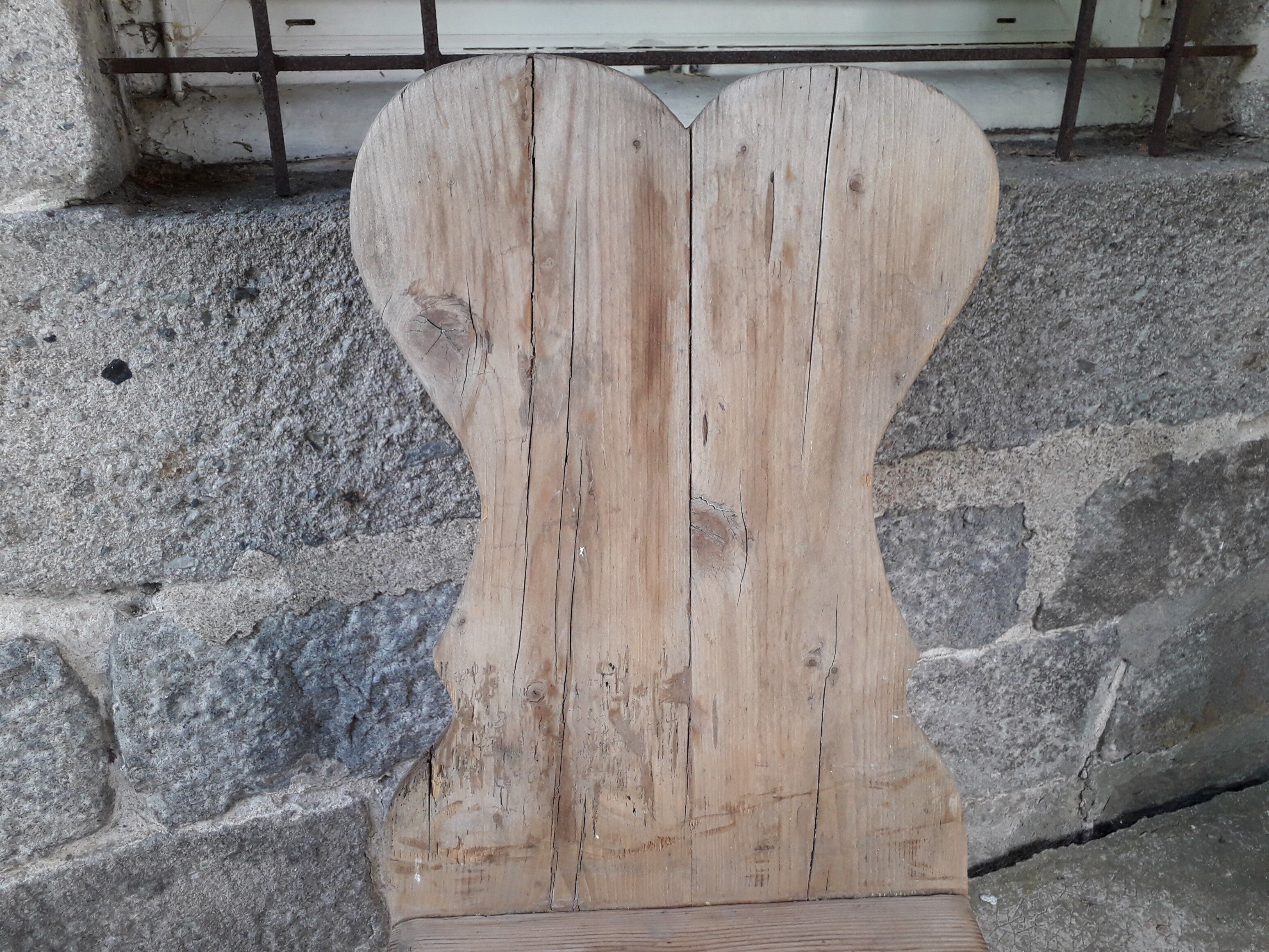 Pair of brutalist chairs