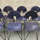 Set of 36 stackable chairs by Walter Leeman for Kusch & Co