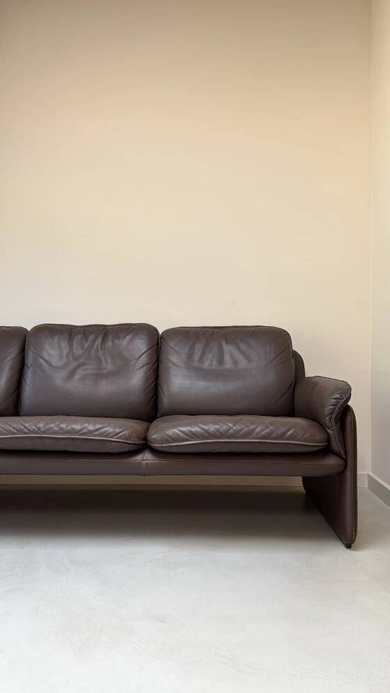 Vintage DS-61 leather 3-seater sofa by de Sede