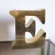 Old sign letter E