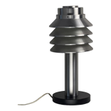 Space age aluminum mushroom dome lamp by Hans Agne Jakobsson for Markaryd, Sweden 1960s