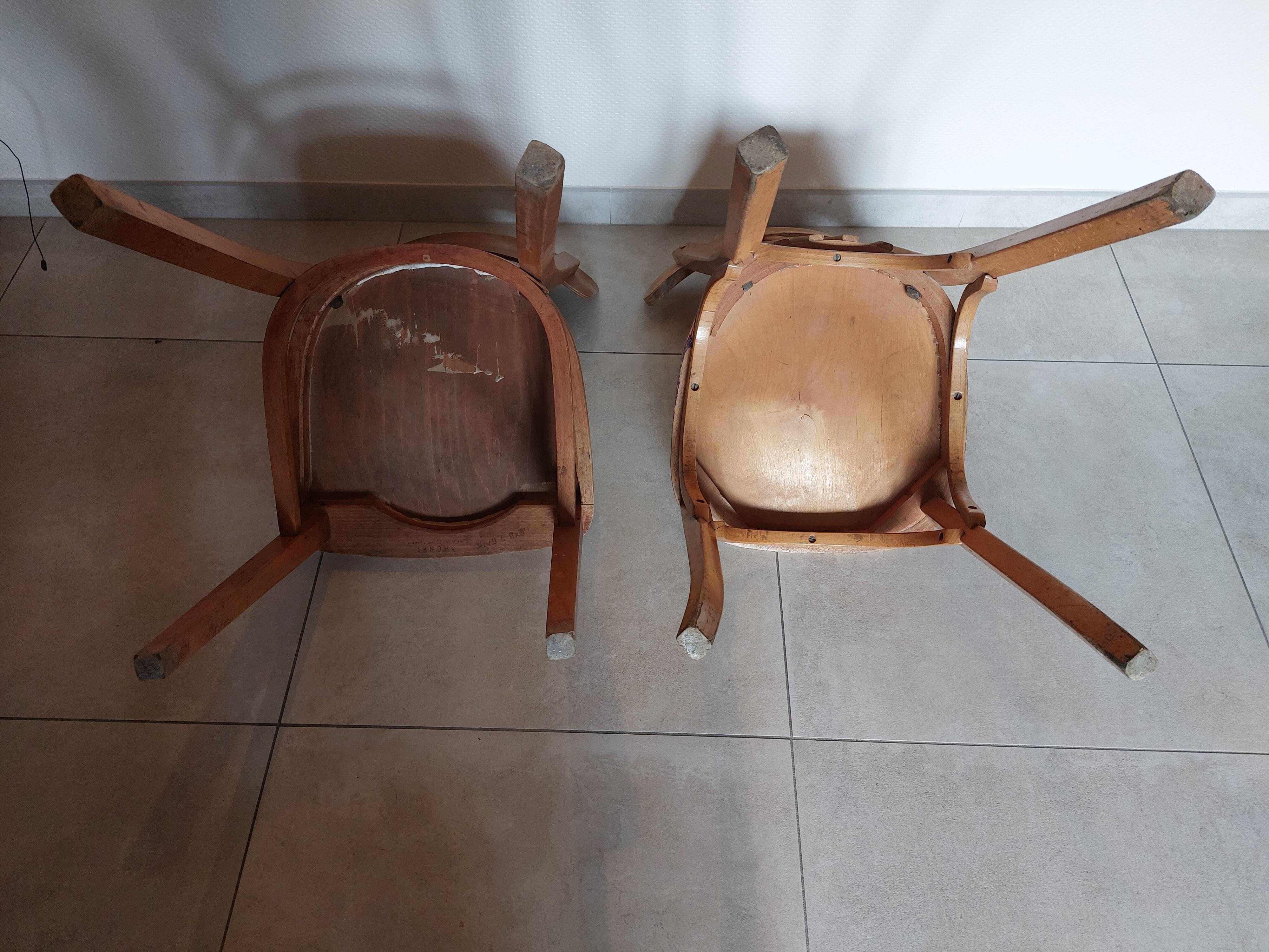 2 bistro chairs, Thonet brand