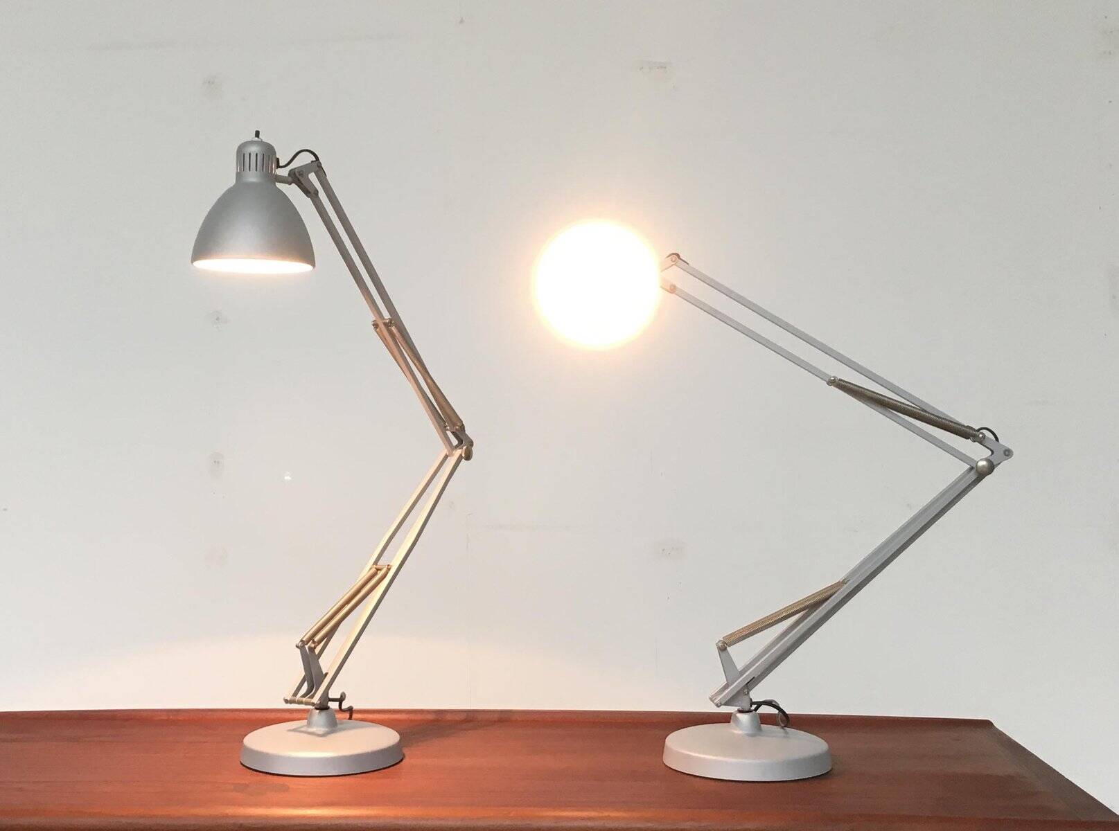Mid-century Naskaloris work lamp by Archivio Storico for Fontana Arte.