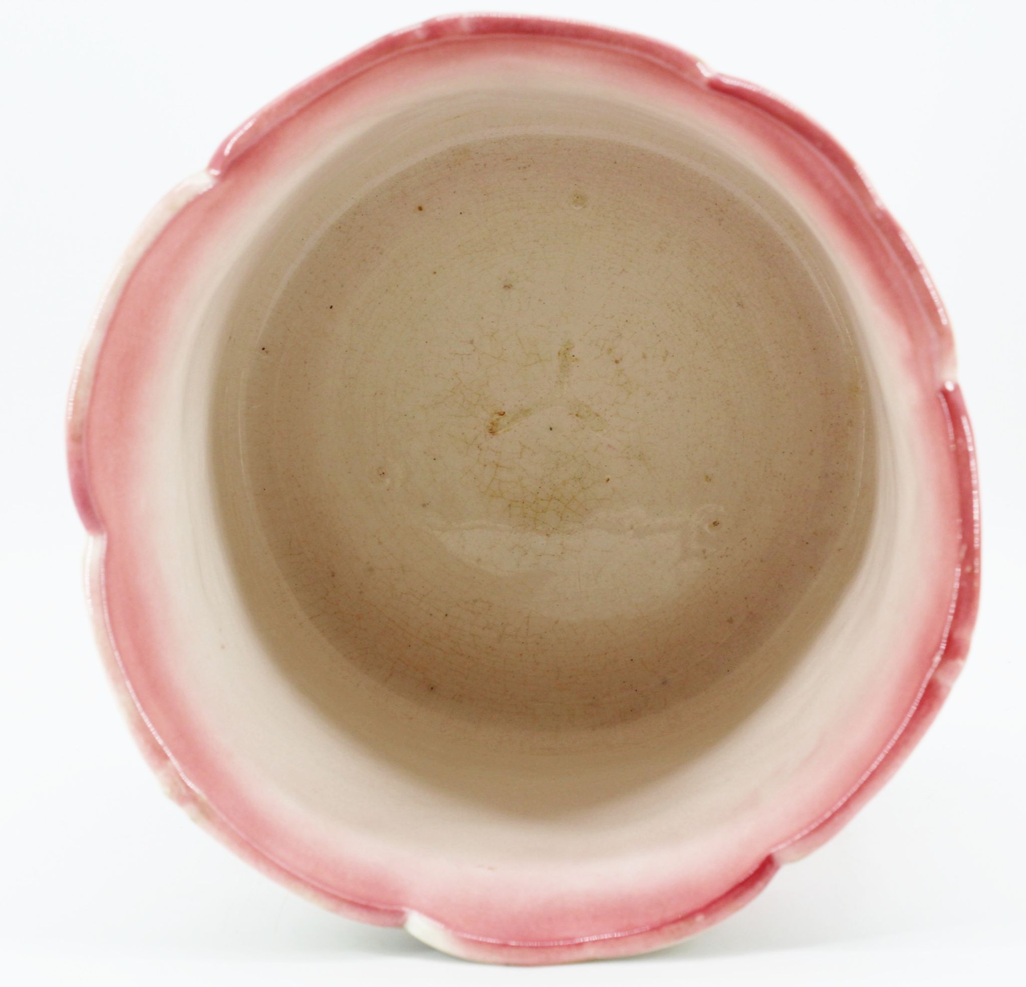 Cache pot vintage en céramique