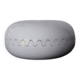 Mebel Clam ashtray from the 1970s by Alan Fletcher in white.