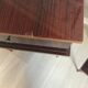 Lot of 2 bedsides in formica brown 1960