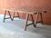 Pair of wooden farm benches