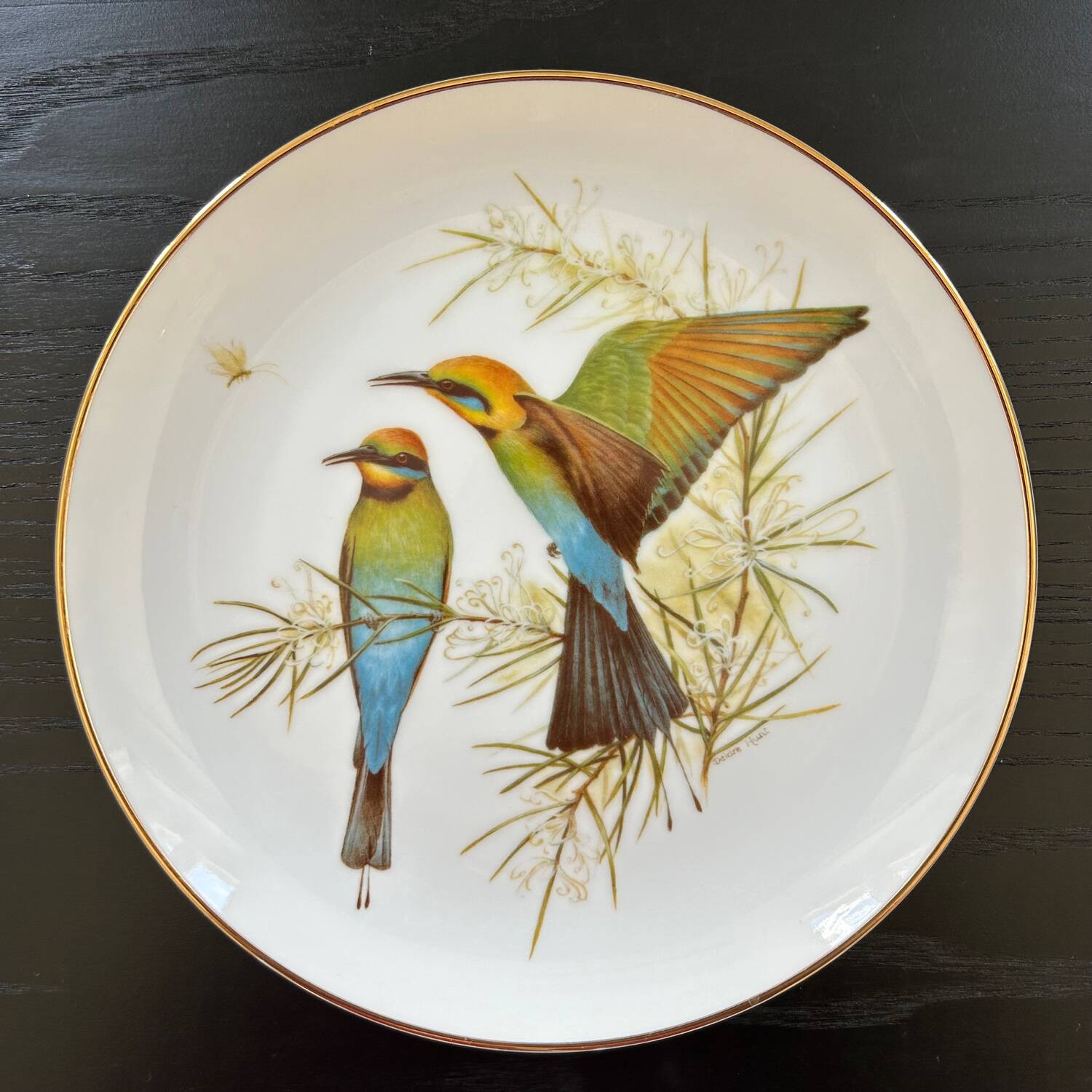 Limited edition bird plate