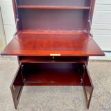Vintage bar desk library display cabinet secretary with floors