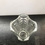 Vase verre moulé grand modèle vintage