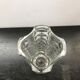 Old vase glass moulded grand vintage model