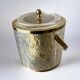 Dior style lucite ice bucket with tongs, Italy, 1970