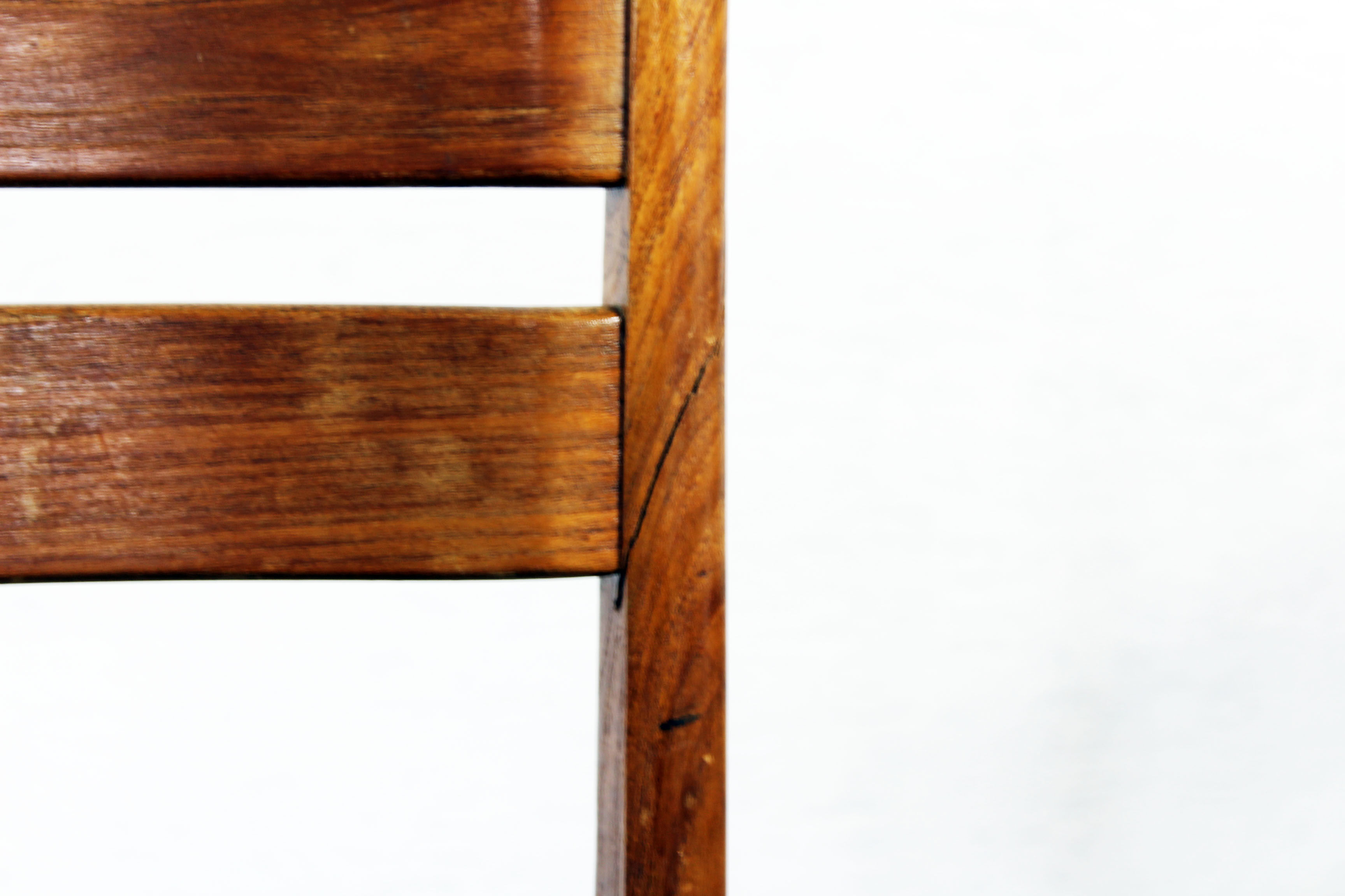 Set of 4 chairs teak