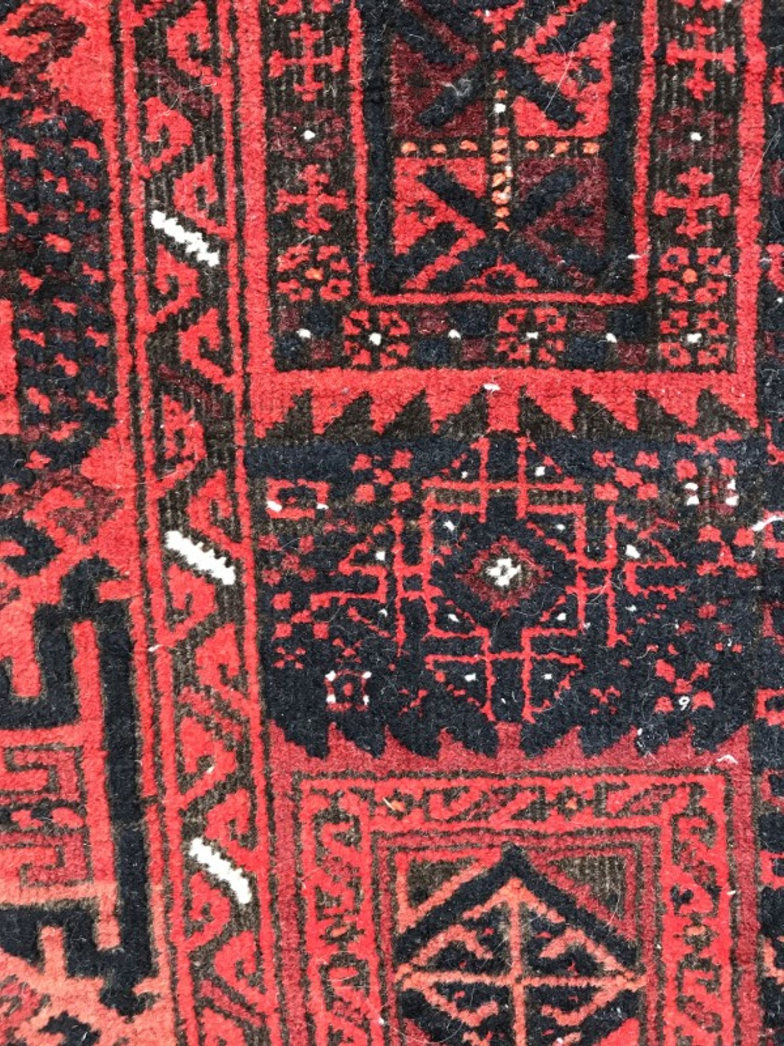 Carpet former Turkmen Belutch done Afghan hand 94 X 184 CM