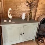 Renovated solid wood sideboard