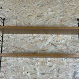 60's 70's oak string shelf module by Kajsa & Nils "Nisse" Strinning Sweden