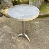 Zinc bar table