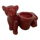 Mini lion cub planter
