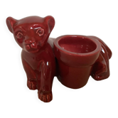 Mini lion cub planter