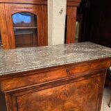 Writing desk of the nineteenth Louis-Philippe in mahogany with secret drawers