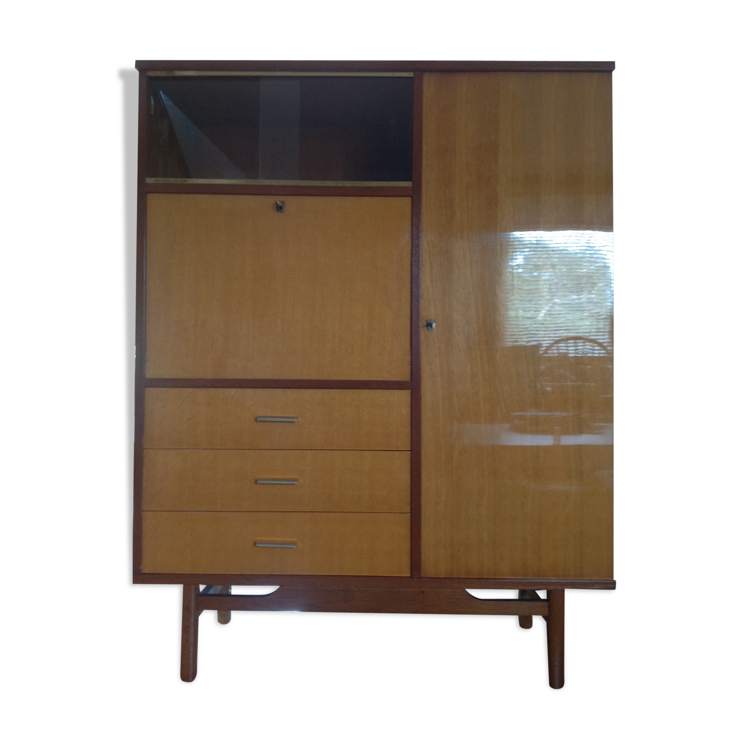 Vintage secretary cabinet