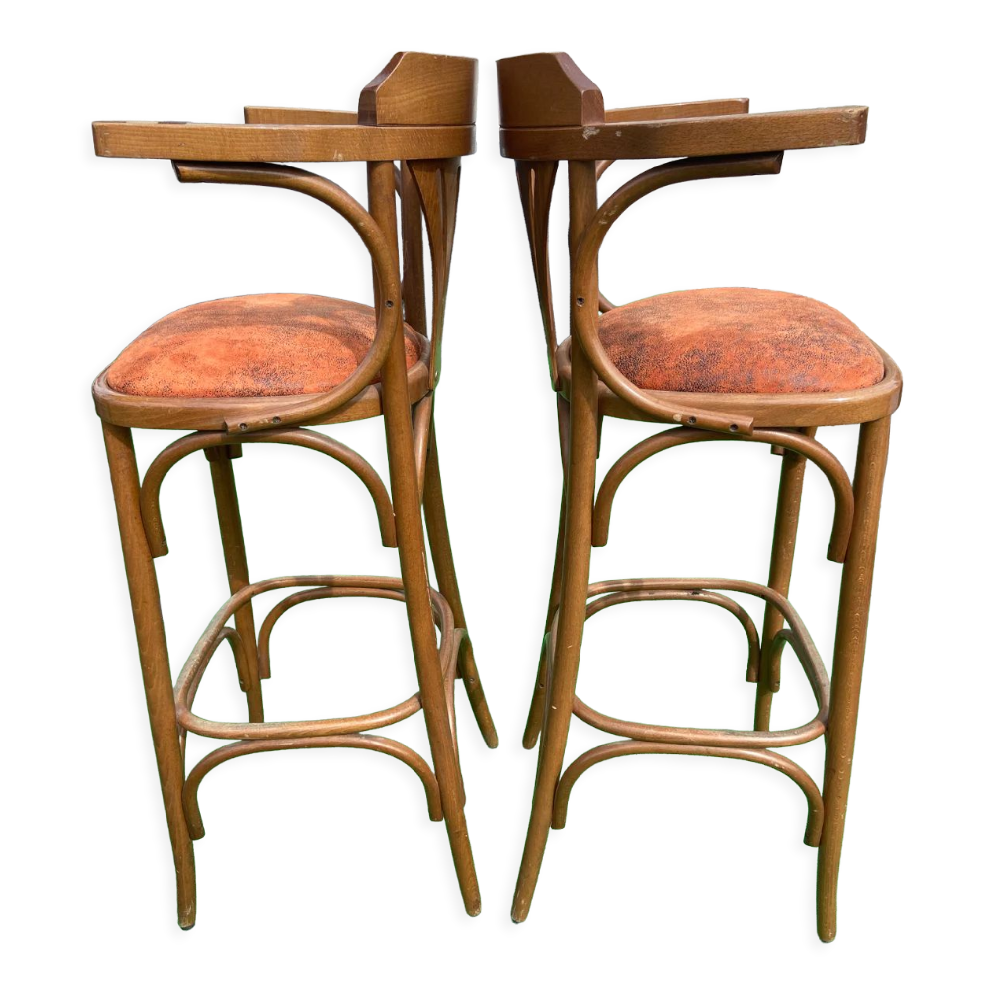 Wooden bar stools