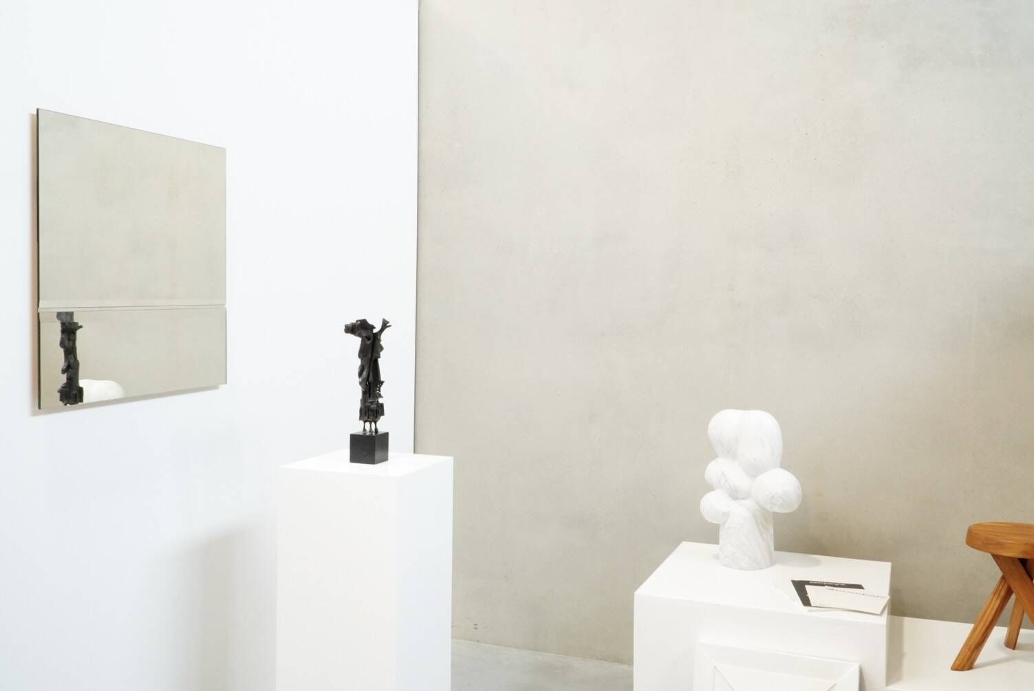 Michel Martens, Minimalist Glass Art Mirror 'Line'