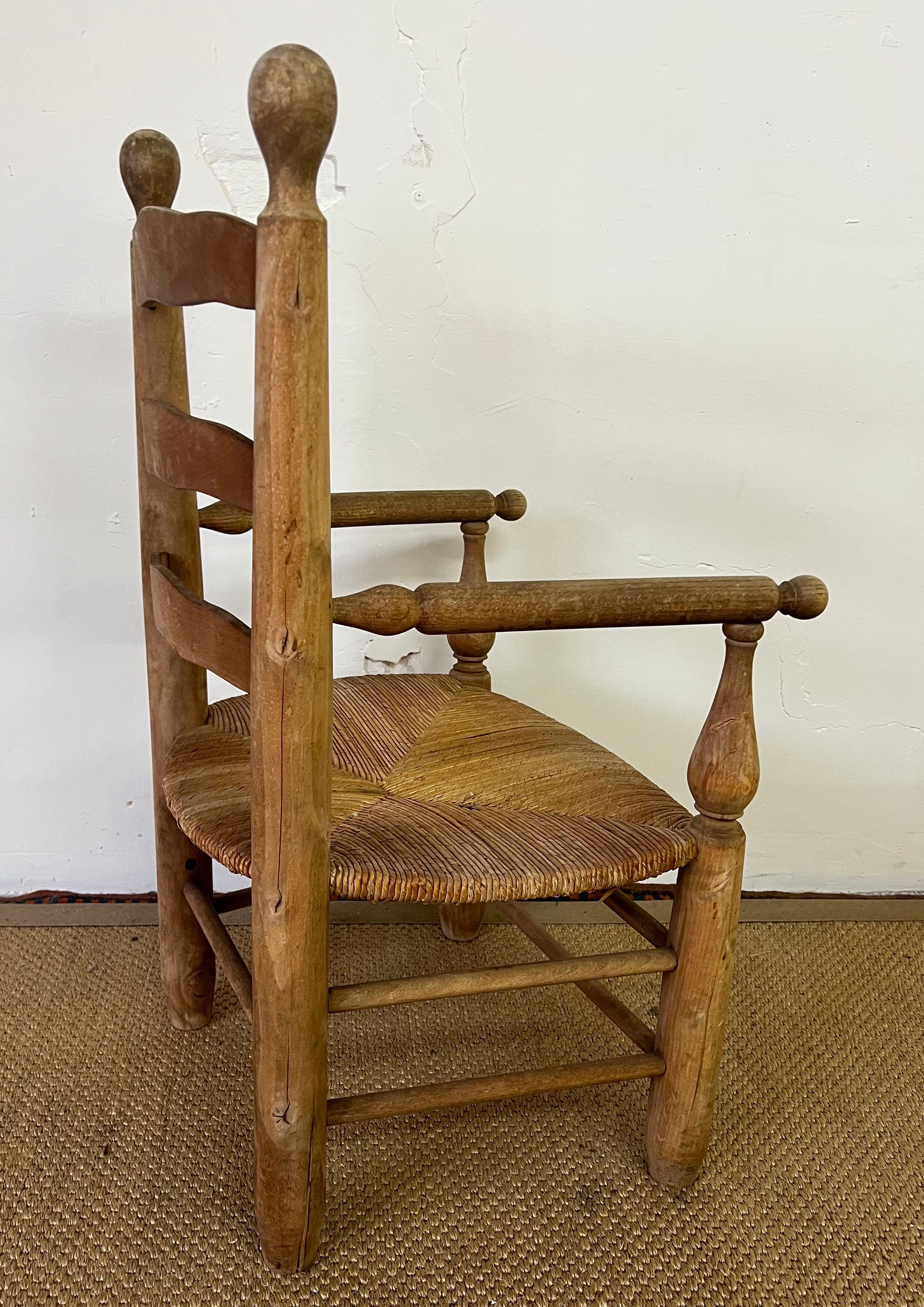 Solid wood chair
