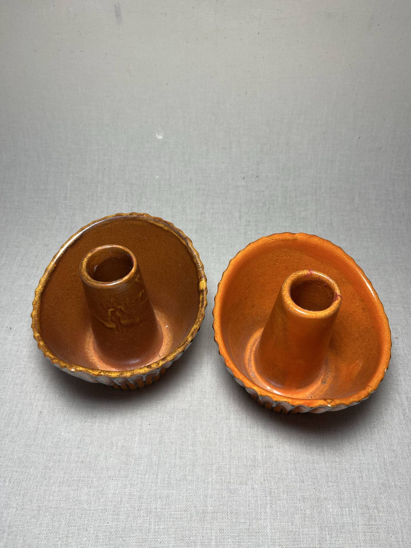 Bougeoirs en céramique