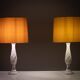 Capodimonte Ceramic Italian table lamps 1960s