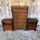 Chest of drawers and bedside tables