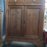 Solid wood sideboard furniture drawer doors natural patinated
