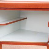 Scandinavian desk boomerang in teak by Arne Hovmand Olsen