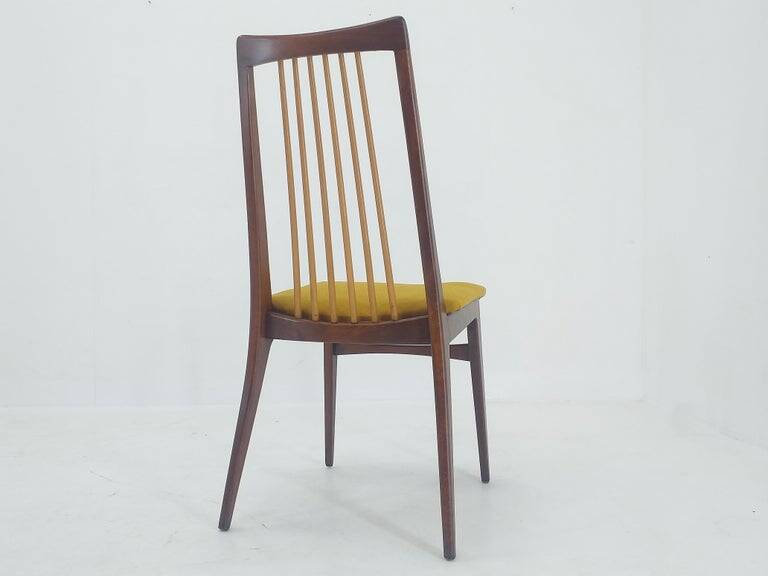 Set of Six Mid Century Dining Chairs, Denmark, 1970s