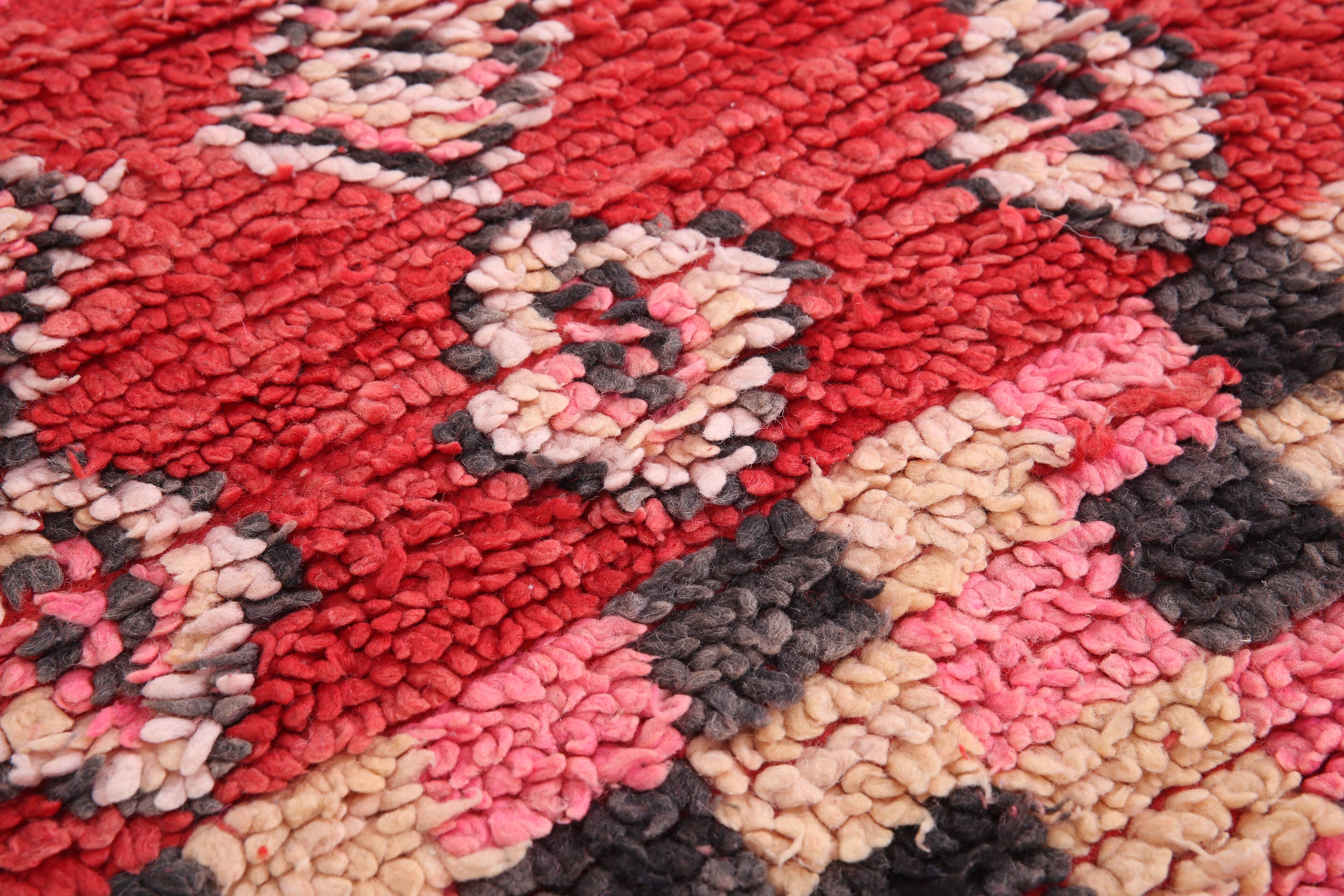 Vintage Handmade Boujaad Rug 156 x 293 cm - Berber rug - Moroccan wool rug